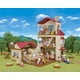 Calico Critters Maison de campagne au toit rouge, maison de poupée avec figurines, meubles et accessoires Maison de poupées – image 4 sur 9