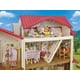 Calico Critters Maison de campagne au toit rouge, maison de poupée avec figurines, meubles et accessoires Maison de poupées – image 5 sur 9