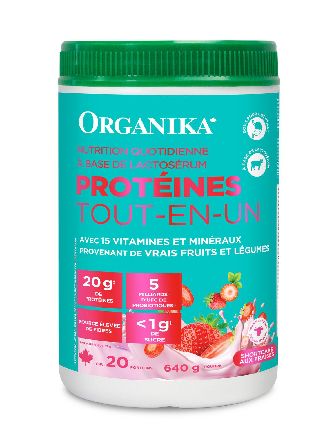 Whey-Based Daily Nutrition All-In-One​ Protein - Strawberry Shortcake 640G