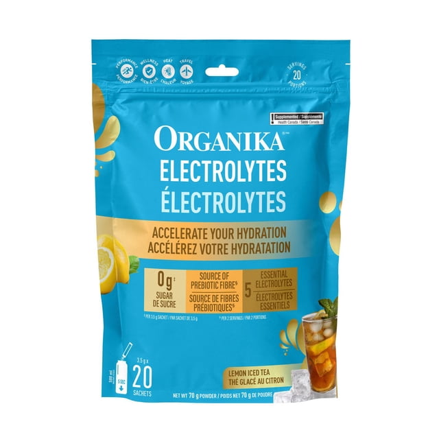 ÉLECTROLYTE THÉ GLACÉ AU CITRON 20s