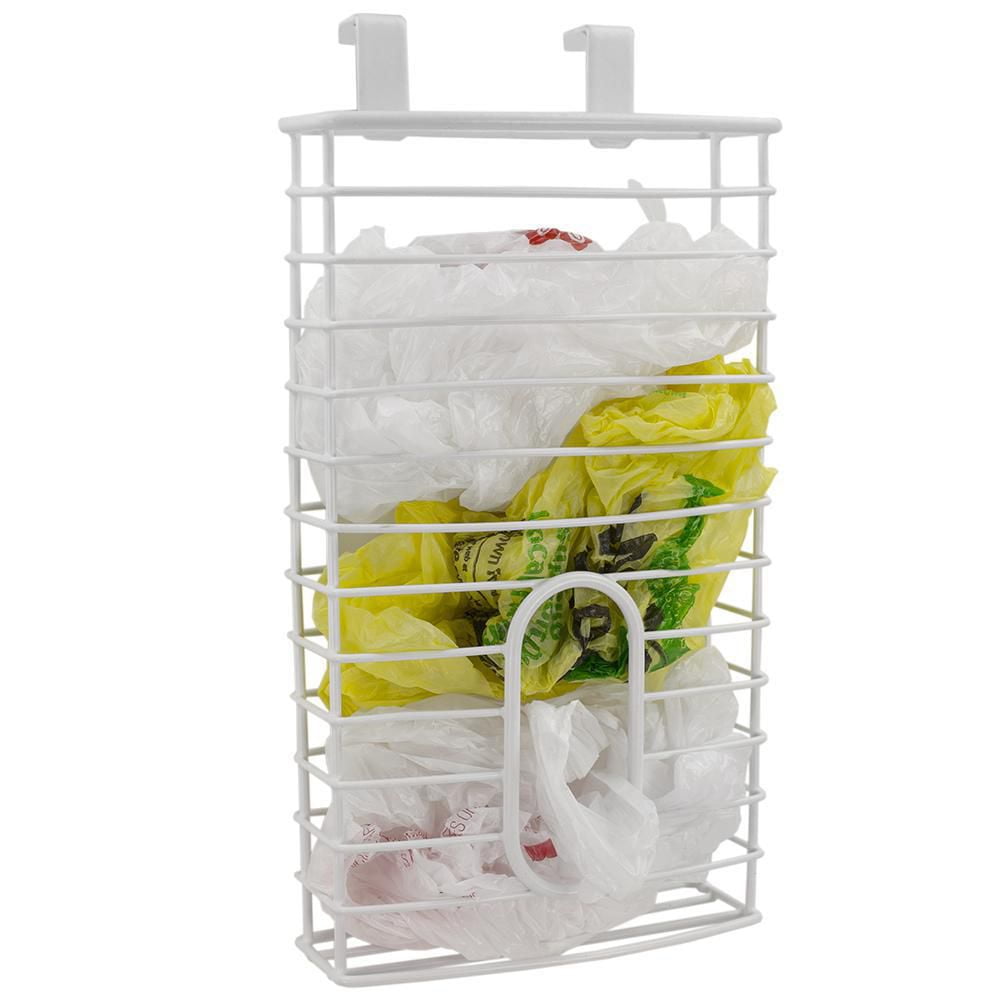 Over the Cabinet Plastic Bag Organizer and Grocery Bag Holder