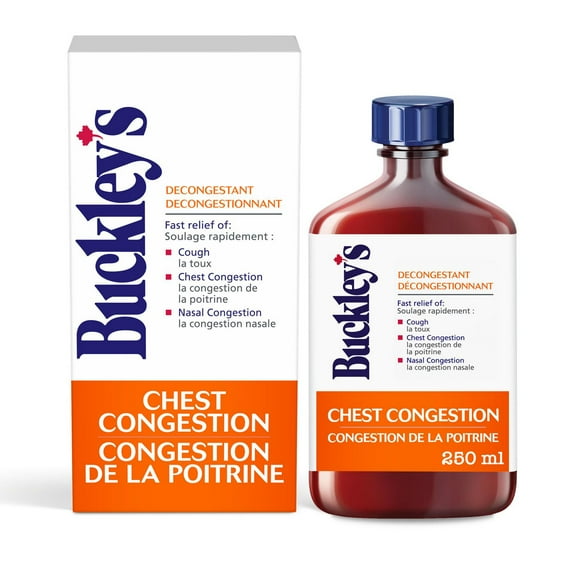 Buckley's Cough Syrup for Chest Congestion - Buckley's Syrups, 250 mL sucrose-free