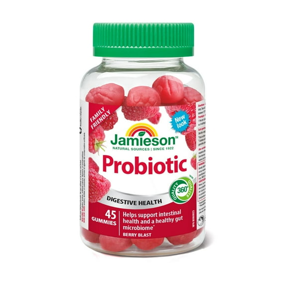 Jamieson Probiotic Gummies, 1 Billion CFU, Berry Flavour