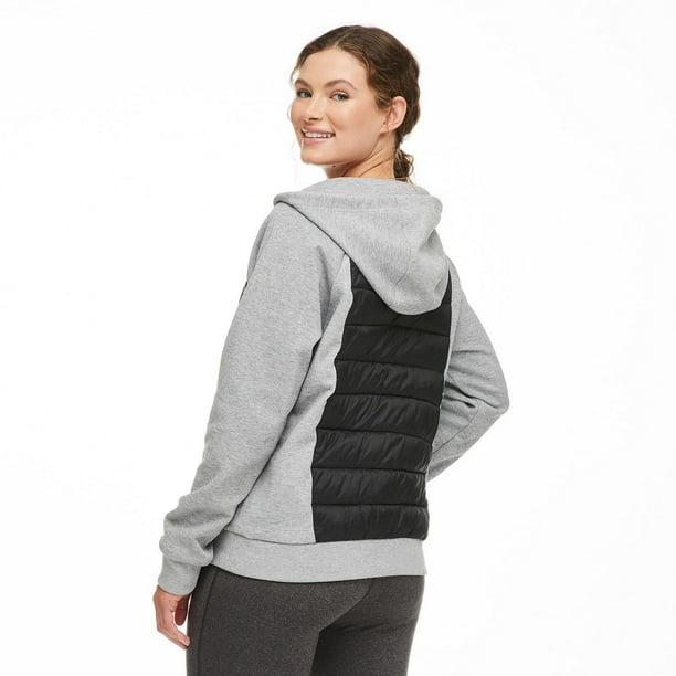 Athletic Works Women's Quilted Hybrid Jacket 