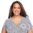 thumbnail image 4 of Haut plissé imprimé Lane Bryant Plus pour femmes, 4 of 6