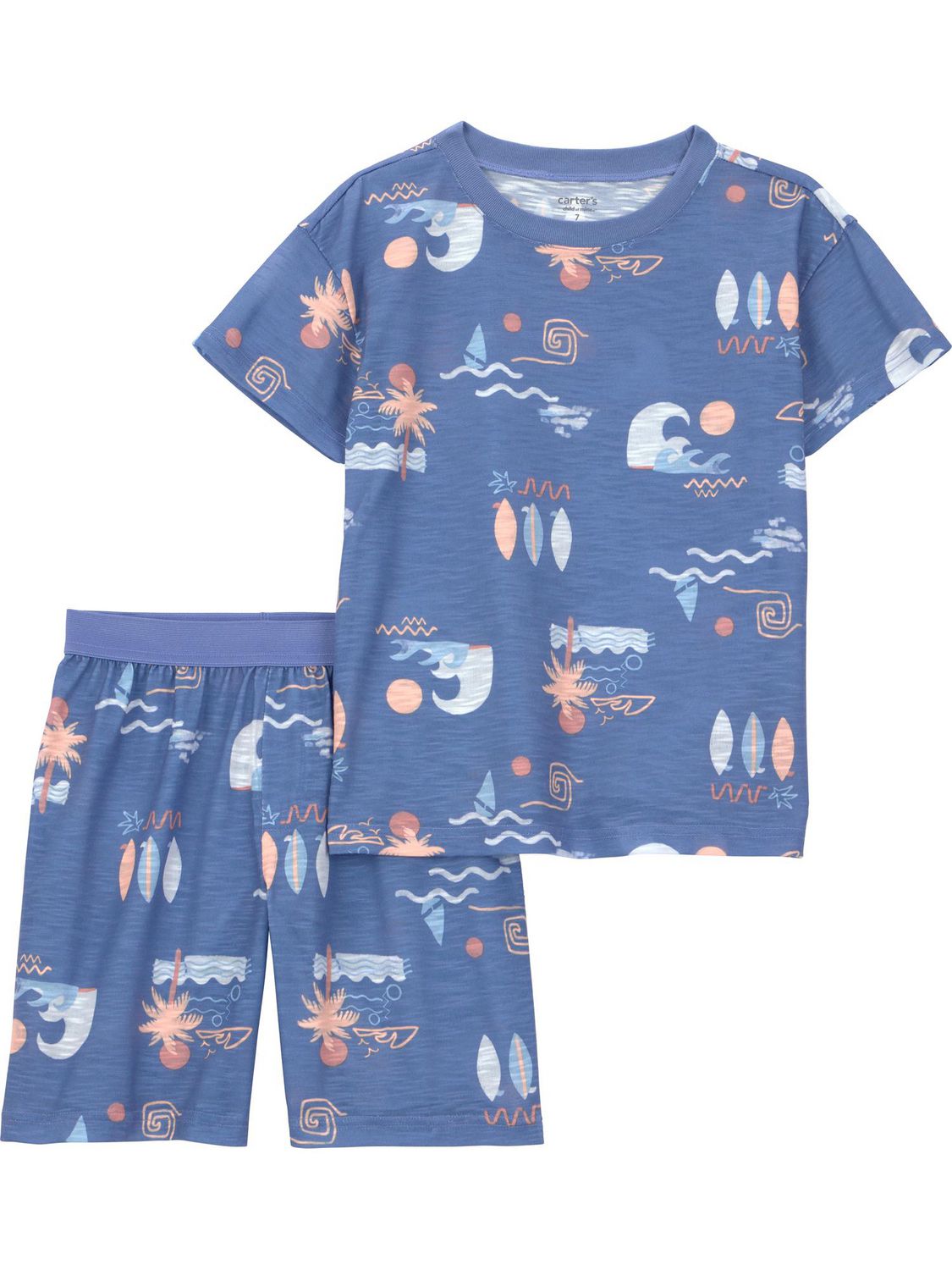 Carter's Child of Mine Gar Conjunto de 2 piezas pantalón corto - Azul playa