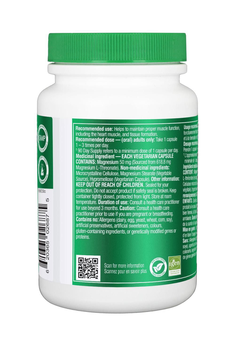 MAGNESIUM L-THREONATE 90VCAP