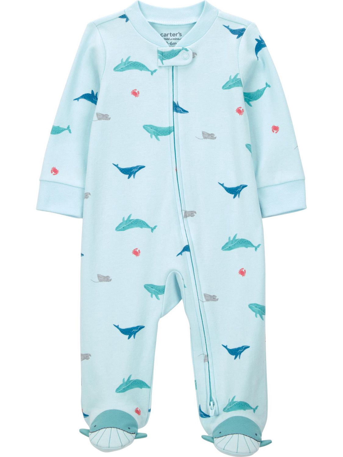 Carter's Child of Mine IB Sleep and Play - Blue Whale 