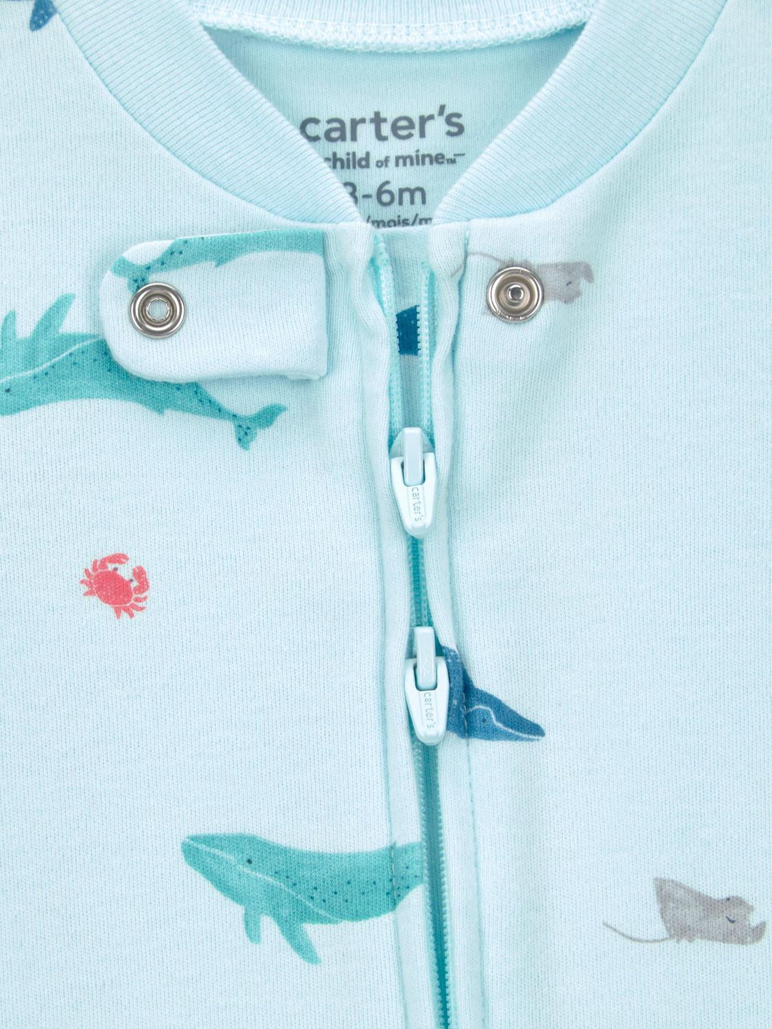 Carter's Child of Mine IB Sleep and Play - Blue Whale 