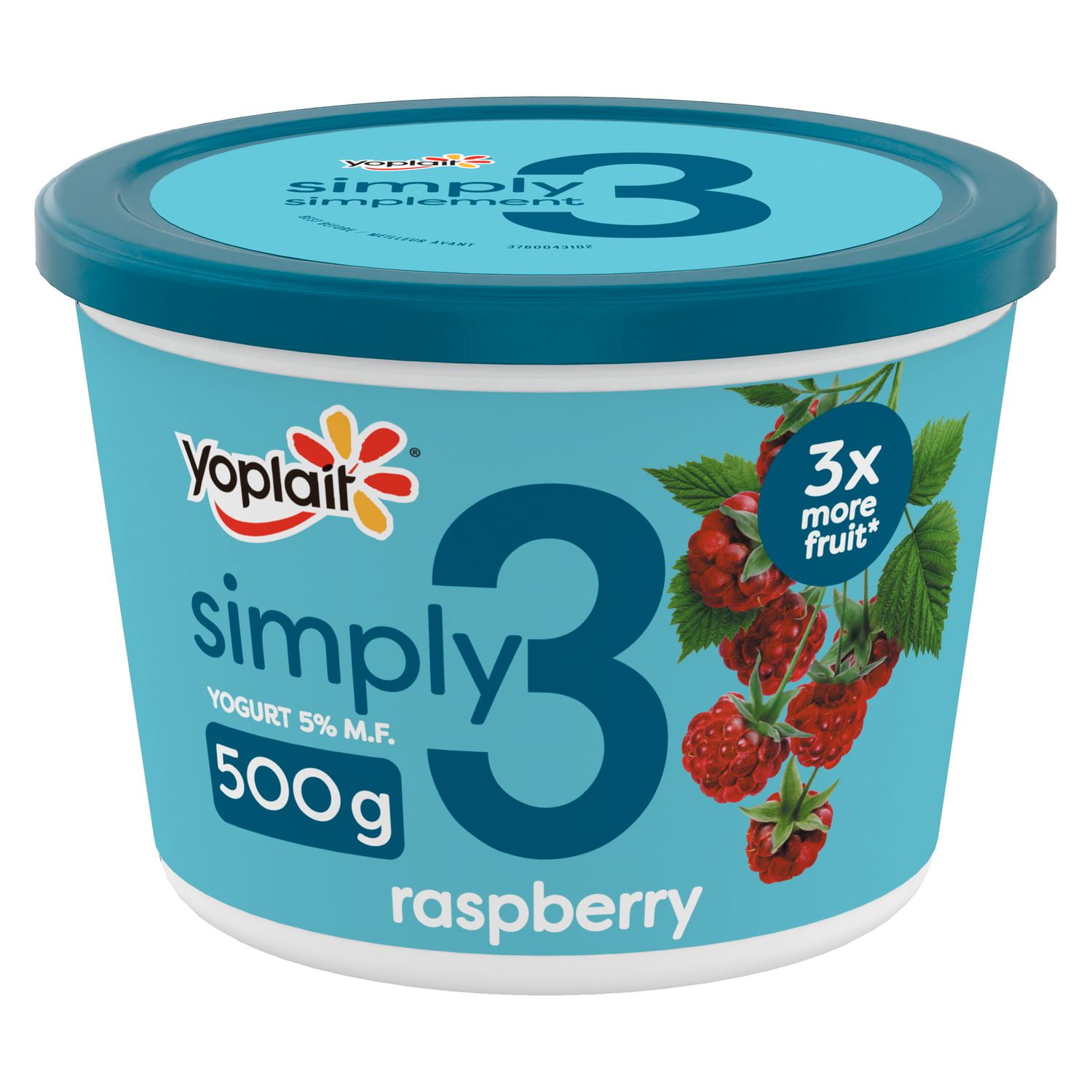 Yoplait Simply 3 Raspberry 5 MF Yogurt Walmart Canada