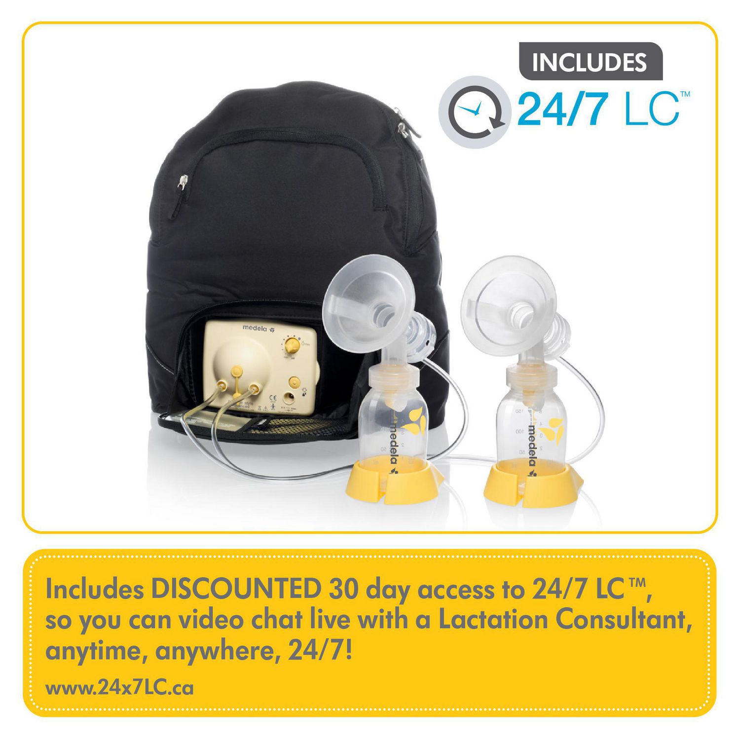 Medela Pump In Style Double Electric Breast Pump in Backpack