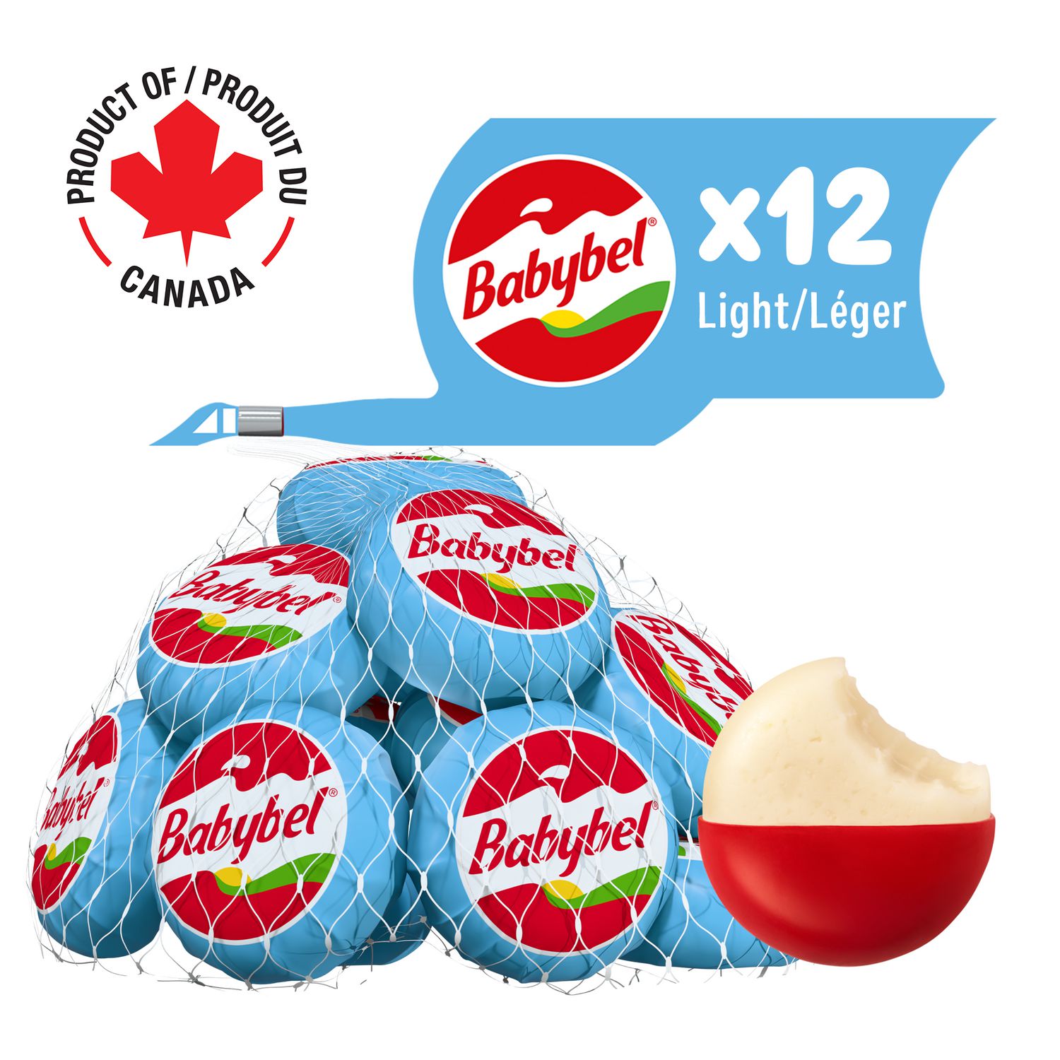 Mini Babybel Light Cheese Snacks 12P