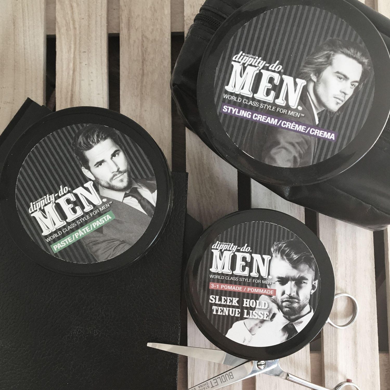 dippity-do MEN Texture Paste Flexibility and staying power for