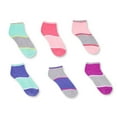 thumbnail image 1 of Athletic Works Girls' Ankle Socks 6-Pack, 1 of 1