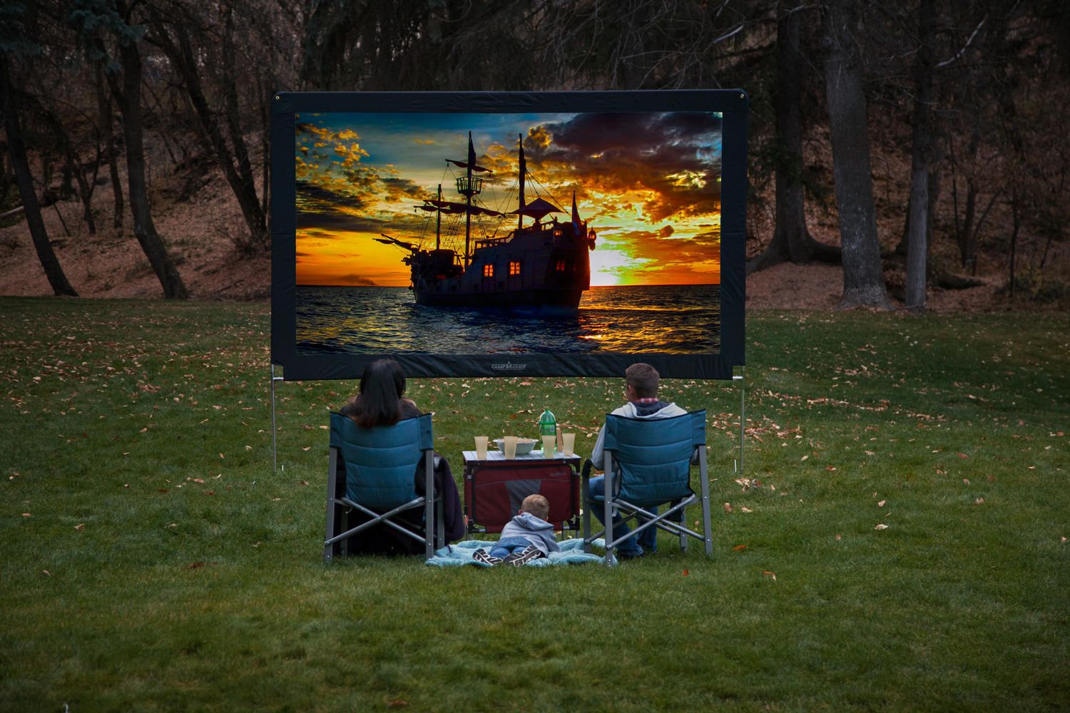 Camp Chef Outdoor Big Screen 144 in. Portable Movie Screen