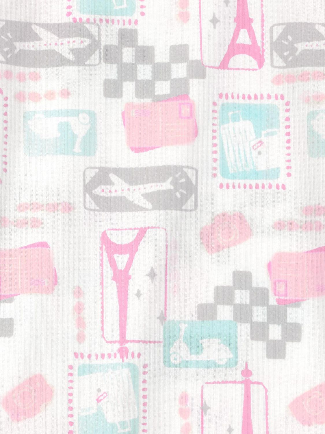 Carter's Child of Mine Girls 2PC Pajama Set - Pink Paris