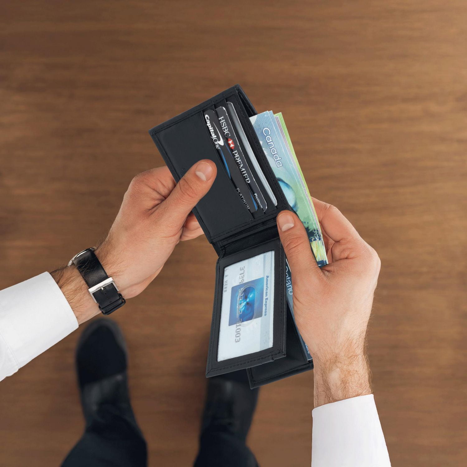 R70 Portefeuille Fin À Languette Gr, Anti-Rfid Portefeuille fin.