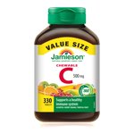 Jamieson Comprimés à croquer de vitamine C, 500 mg, arômes de fruits mélangés