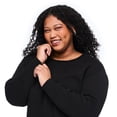 thumbnail image 4 of Lane Bryant Women's Plus Round-Neck Sweater, 4 of 6