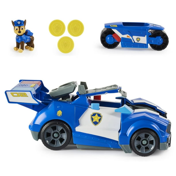  Paw Patrol Chase Mini Movie Vehicle Set 2 in 1 Car