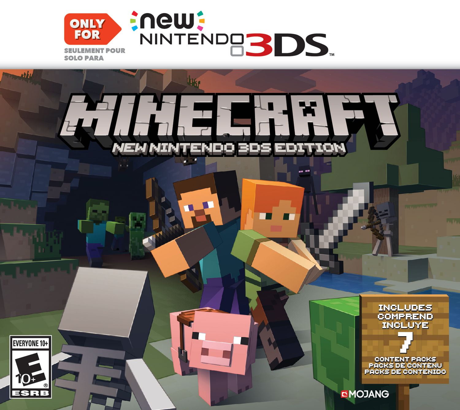 minecraft for nintendo 2ds xl