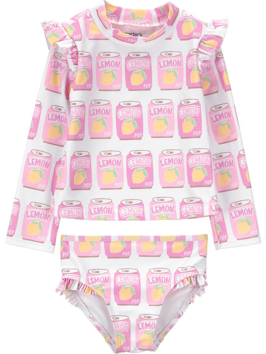 Carter's Child of Mine Fil Maillot de bain 2 pièces - Canettes soda roses