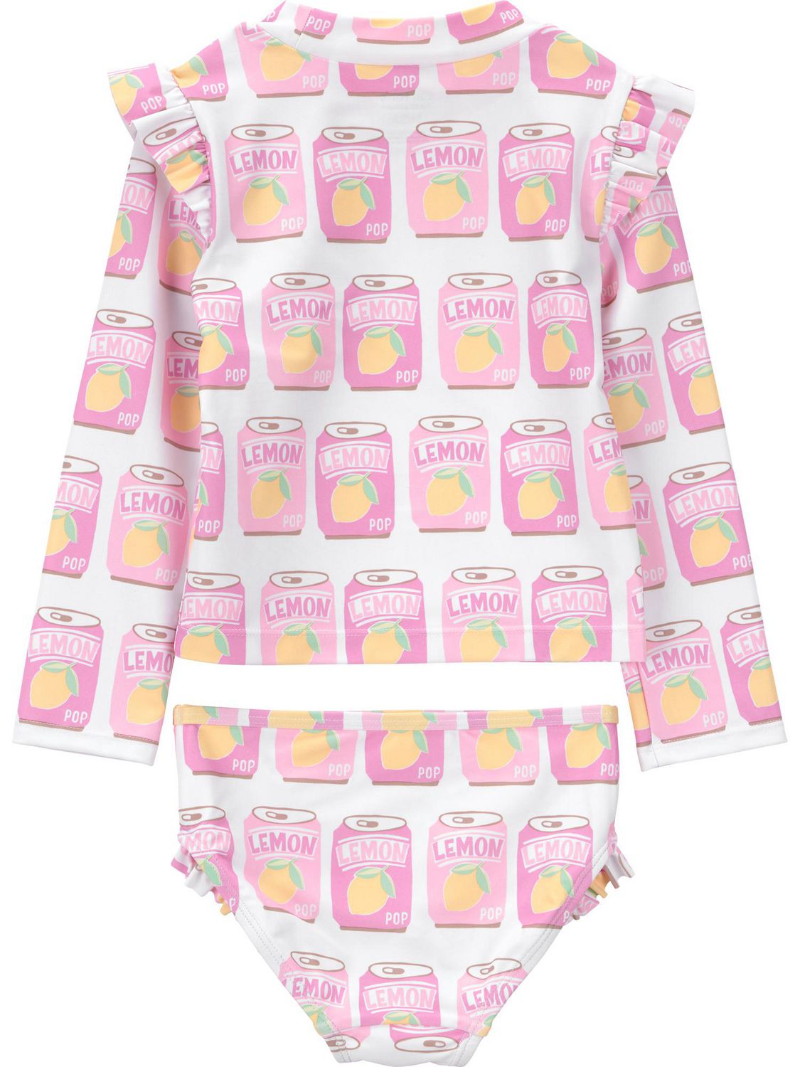 Carter's Child of Mine TG 2PC Swimsuit - Pink Soda Cans
