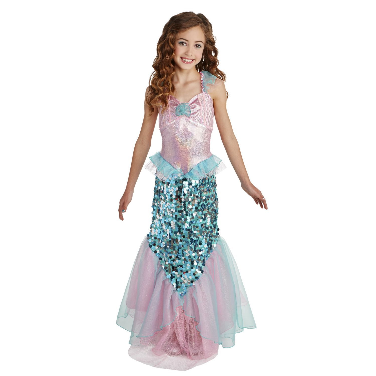 Walmart Halloween Girls' Pink Mermaid Costume Walmart Canada