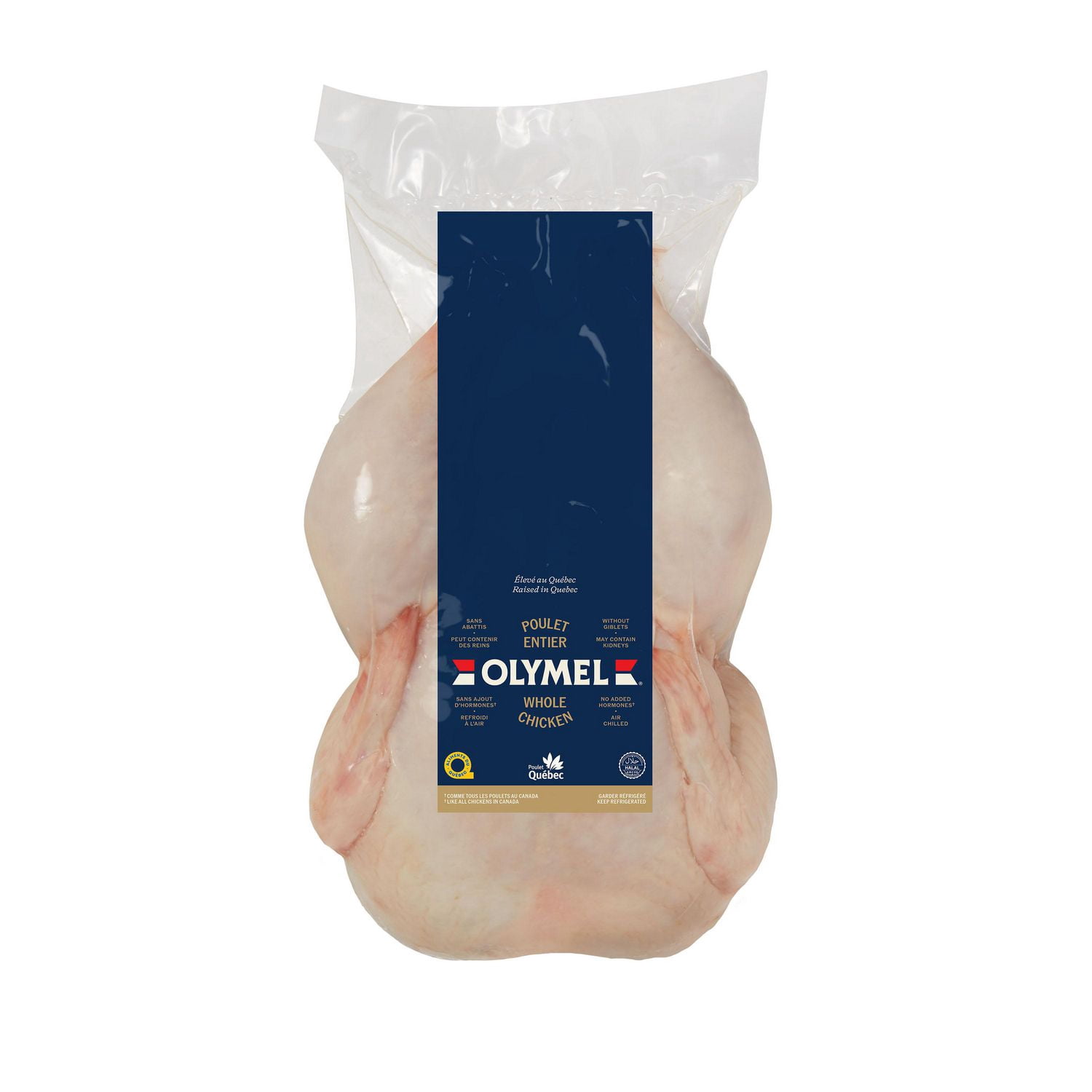 Poulet entier Olymel, Emballé individuellement, 1.50 - 1.75 KG