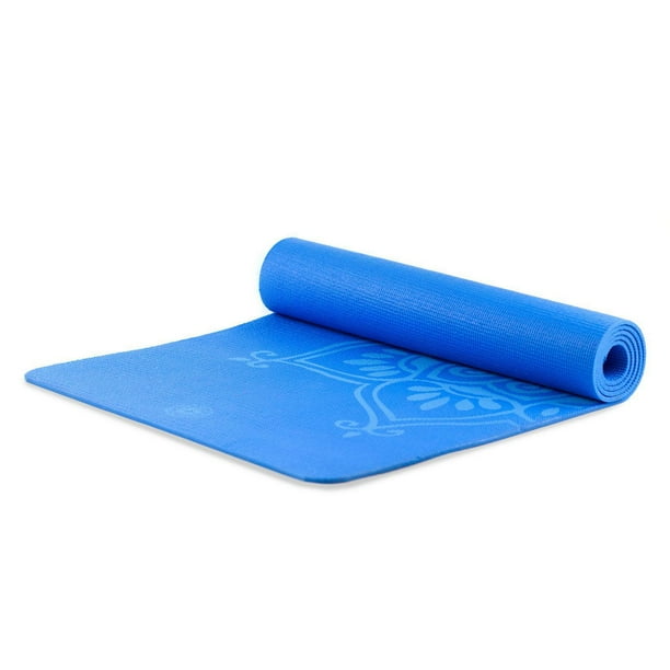STOTT PILATES Pilates and Yoga Mat, Mandala (Blue) 0.25 inch / 6 mm, Mats -   Canada