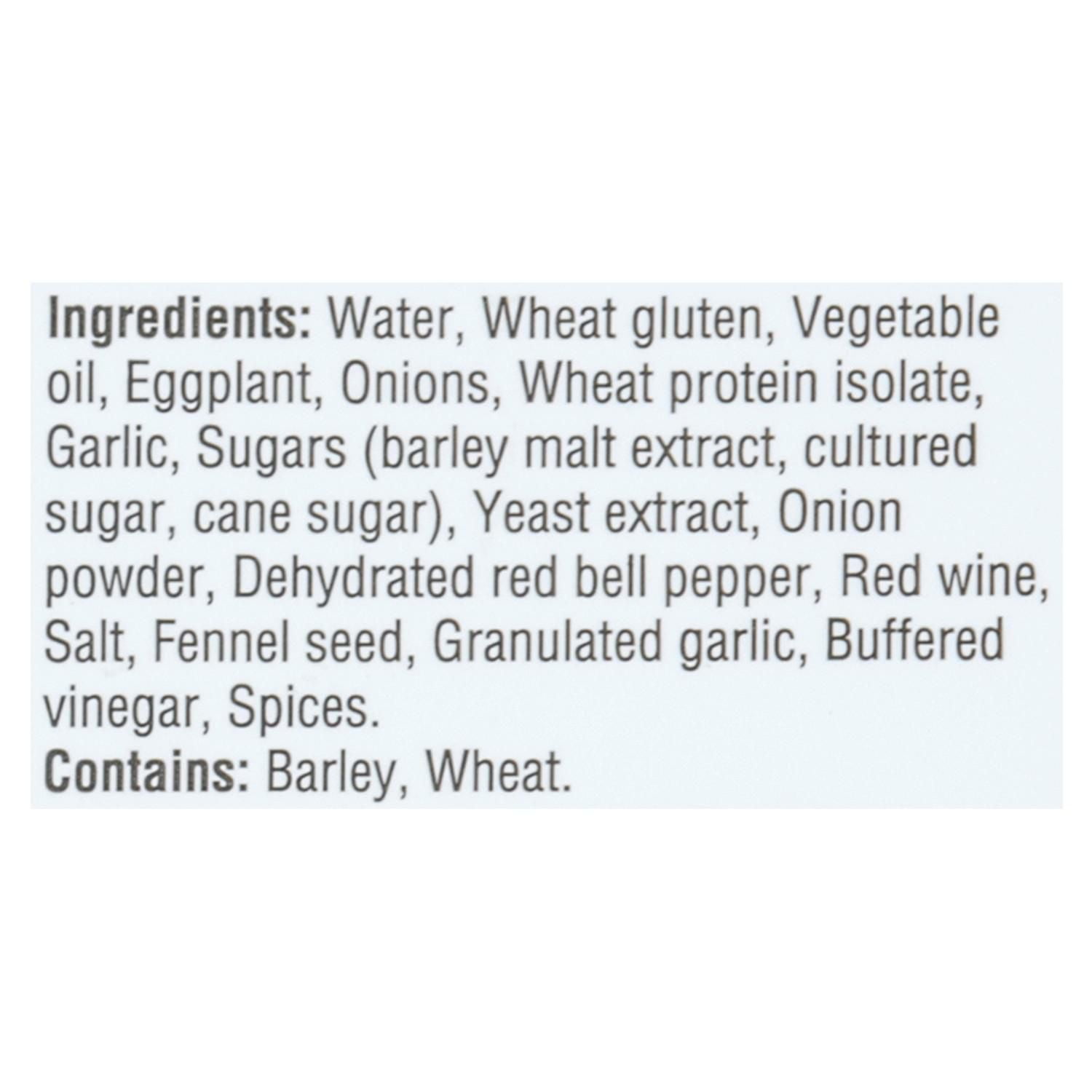 Saucisses à base de plantes - Italiennes à lail et au fenouil Field Roast 368g