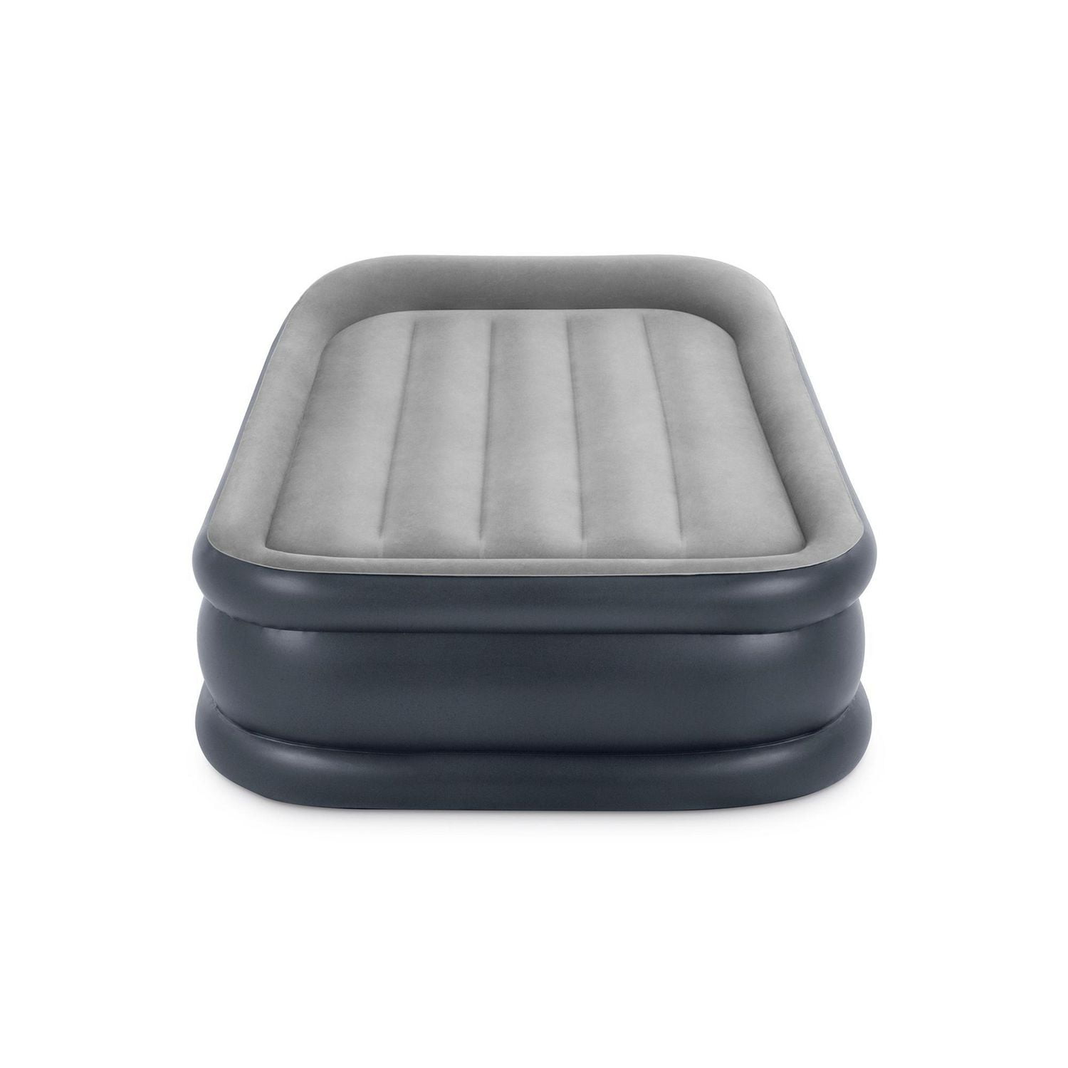 INTEX Dura BeamA Deluxe Pillow Rest Raised Air Mattress 16.5in. Twin with Fiber Tech Construction