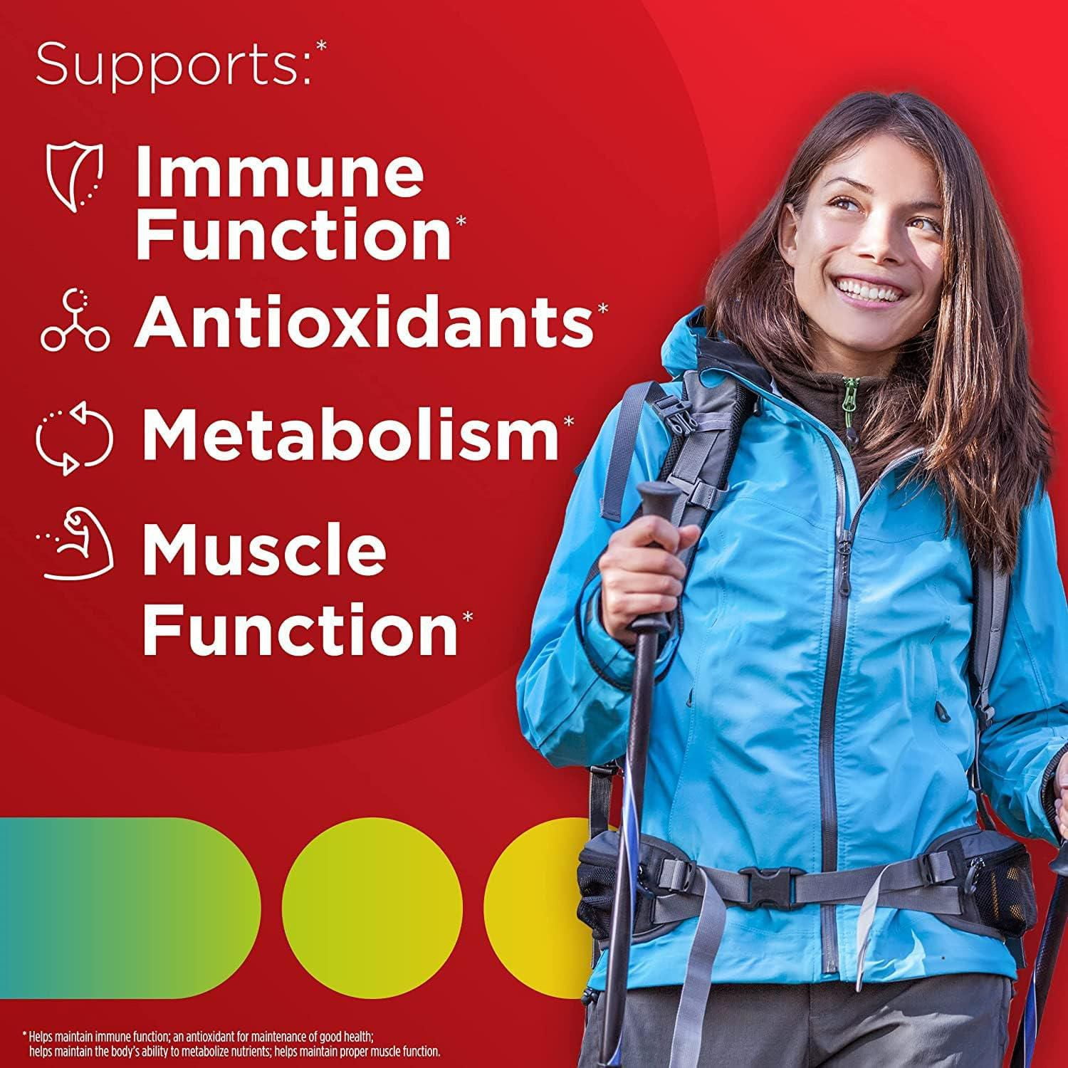 Supplément complet de vitamines et de minéraux multiples Forte Essentiels de Centrum pour adultes