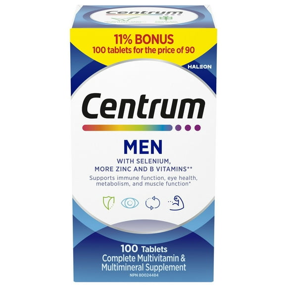 Centrum Men Multivitamin and Multimineral Supplement Tablets