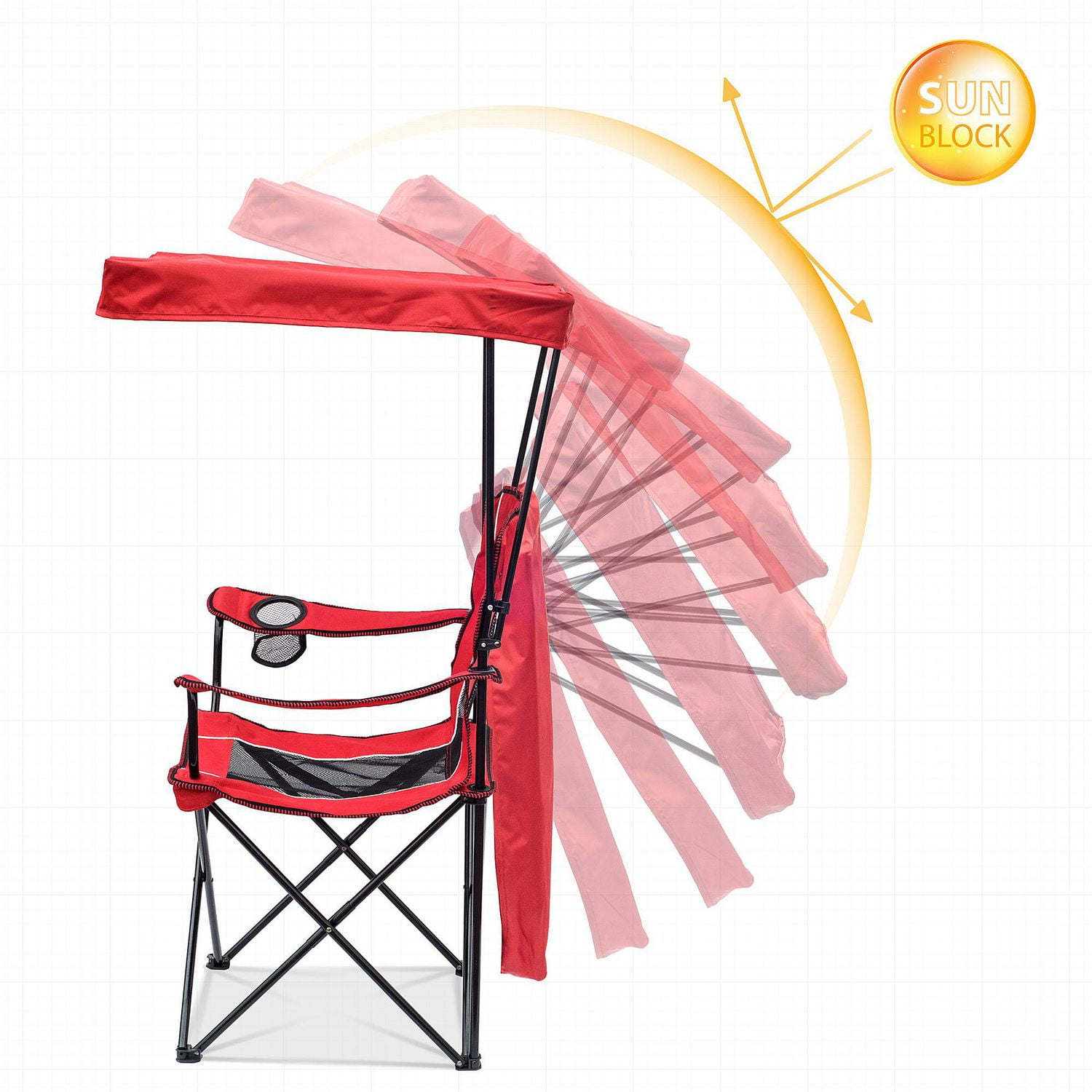Ozark Trail Oversized Mesh Chair With Canopy 