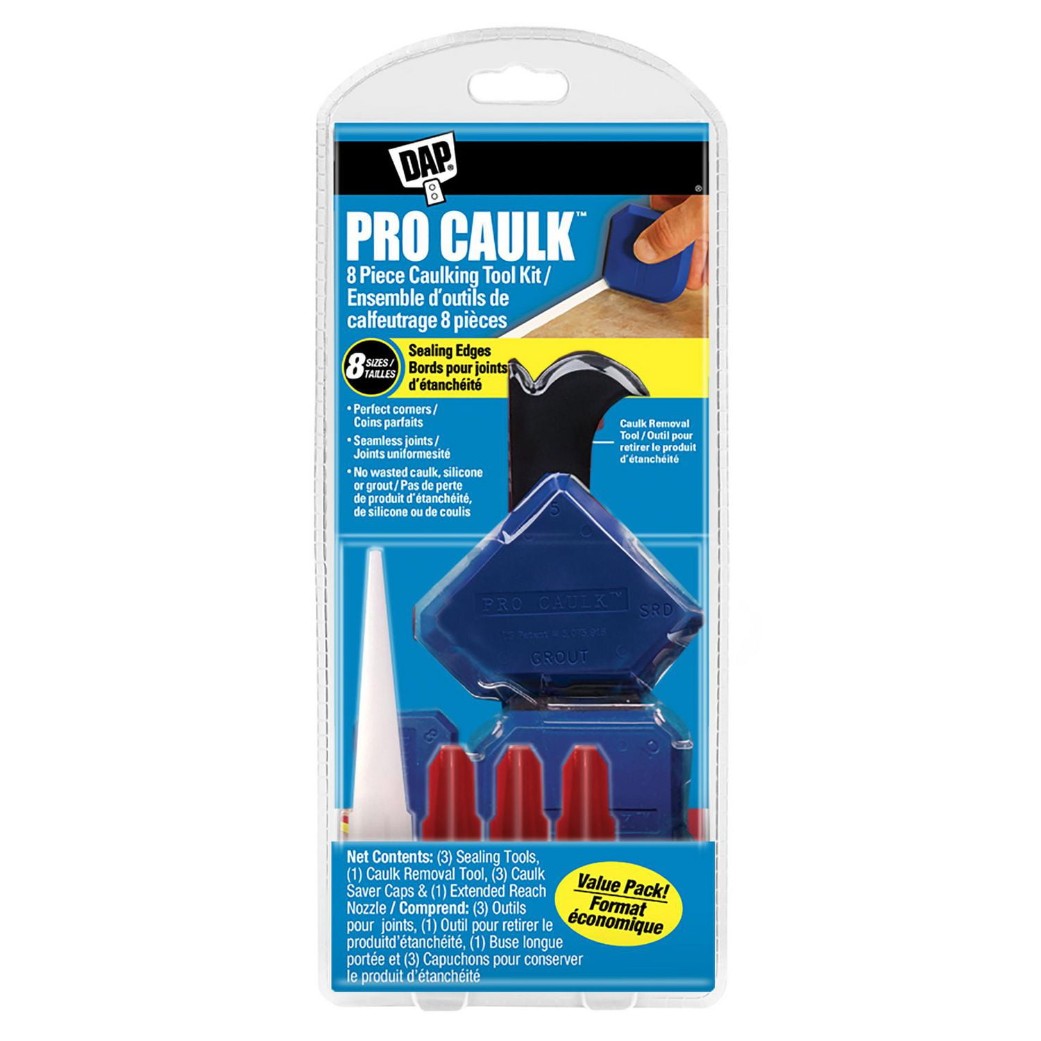 PRO CAULK® 8 Piece Caulking Tool Kit Walmart Canada