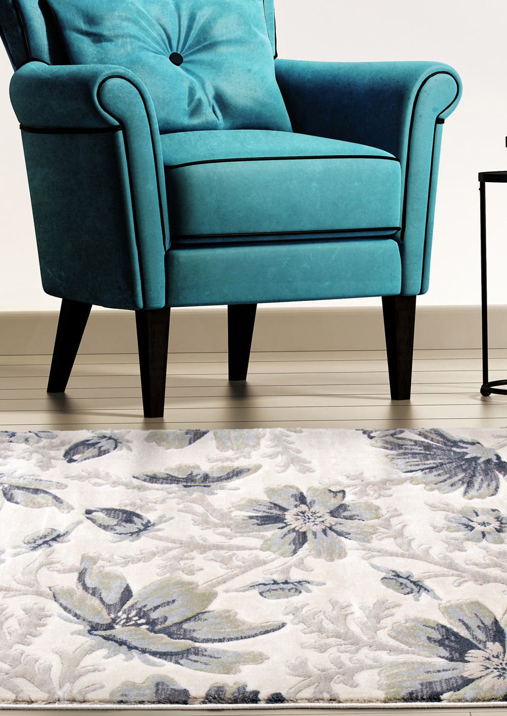 eCarpetGallery Abstract Ivory Polypropylene Rug 3'11" X 5'7" Walmart