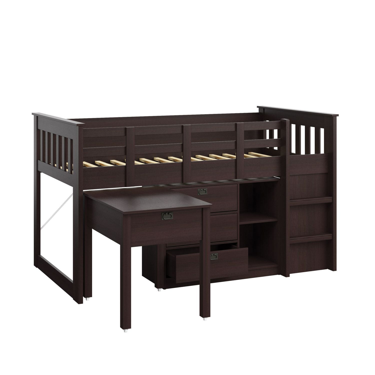 Corliving Madison Collection All In One Single Twin Size Rich Corliving Madison Collection All In One Single Twin Size Rich Espresso Loft Bed Canada