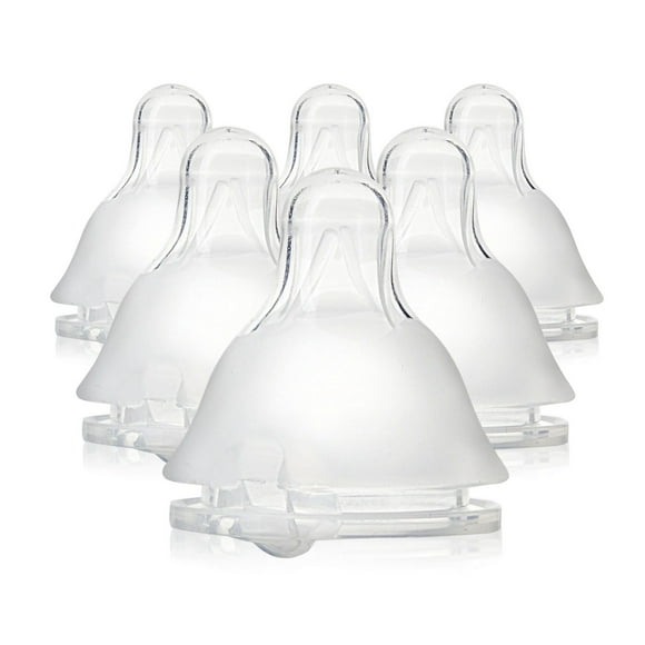 Evenflo Feeding Balance + Standard Neck BPA-Free Silicone Slow Flow Baby Bottle Nipples