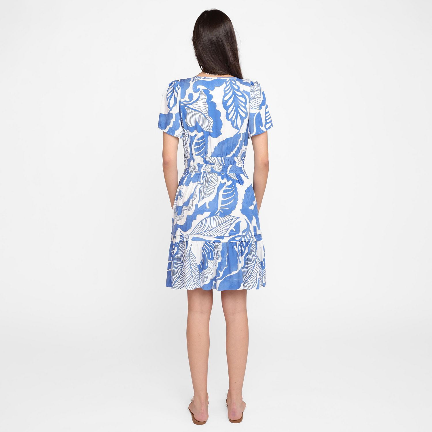 Devoted Robe à taille smockée pour femme