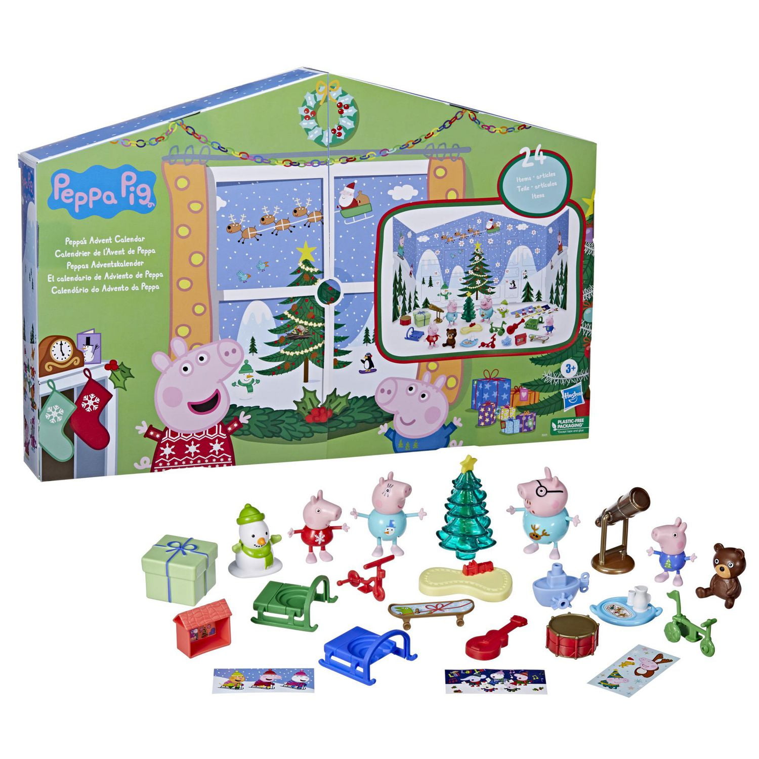 Peppa Pig Peppa's Advent Calendar Toy, 18 x 36 Inches (Open); Contains 24  Fun Items, Including 4 Holiday Family Figures; Ages 3 and Up | Walmart  Canada