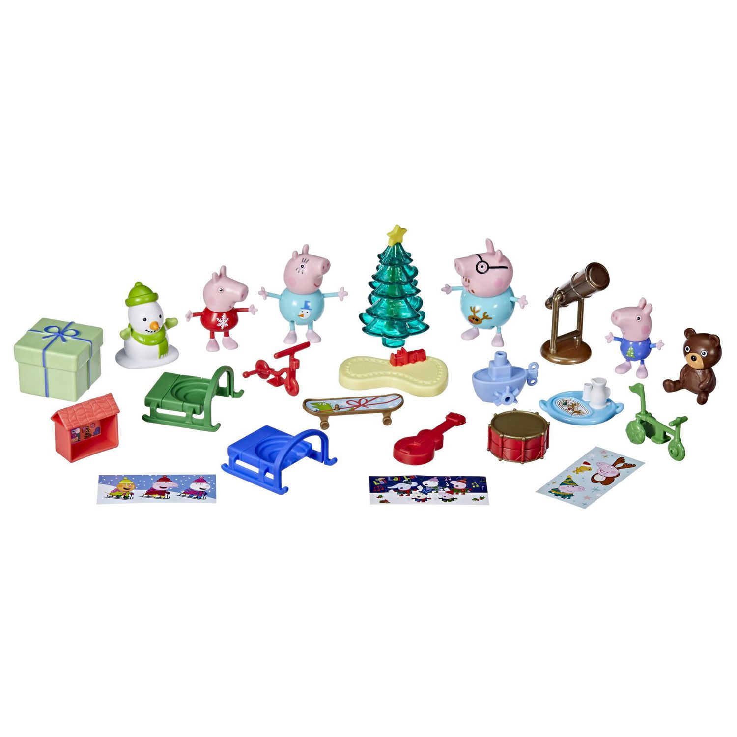 Peppa pig little cheap rooms holiday deco playset