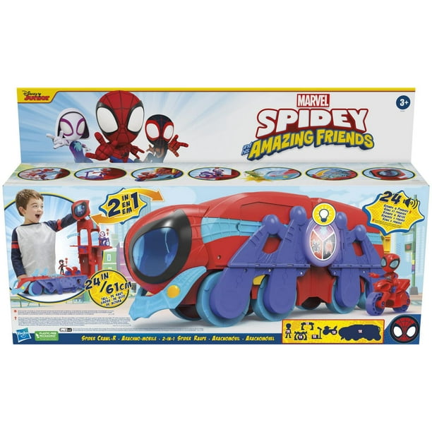 Figurine 10 cm et véhicule - Marvel Spidey And His Amazing Friends Hasbro :  King Jouet, Les autres véhicules Hasbro - Véhicules, circuits et jouets  radiocommandés