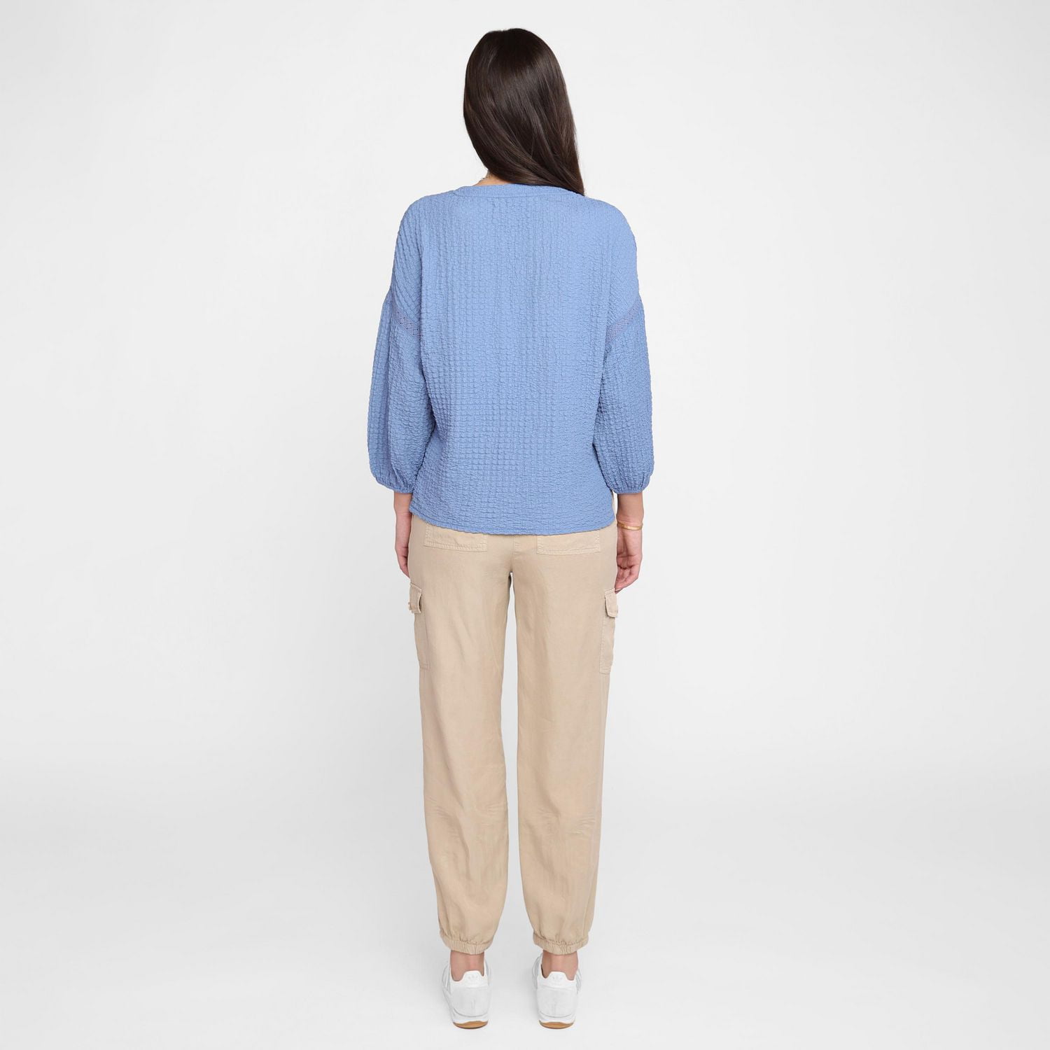 Devoted Women's, Crinkled Blouse Sizes XS-XL