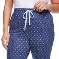 thumbnail image 4 of George Women's Plus Peached Pajama Pant, 4 of 6