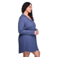 thumbnail image 2 of Chemise de nuit côtelée George Plus pour femmes, 2 of 6