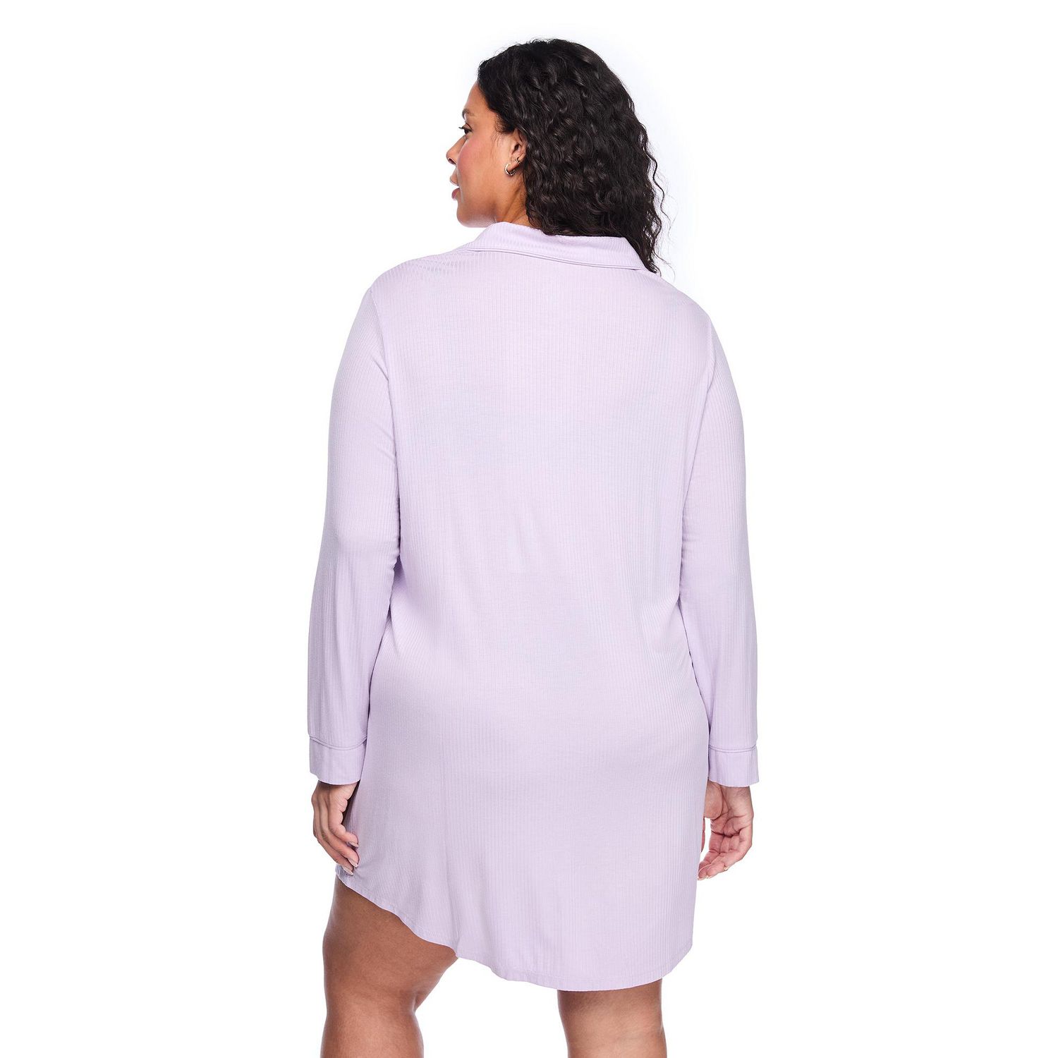 Chemise de nuit côtelée George Plus pour femmes