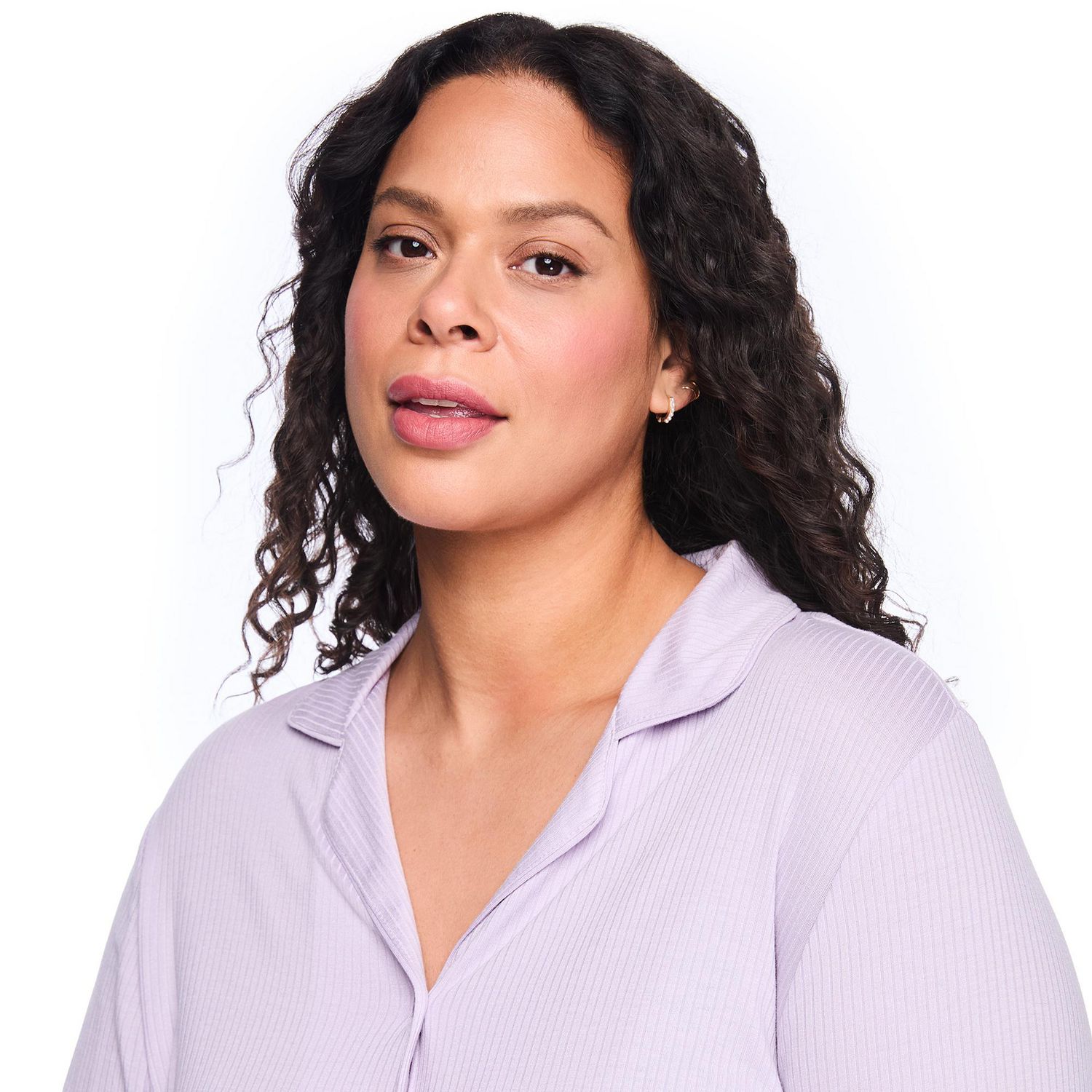 Chemise de nuit côtelée George Plus pour femmes