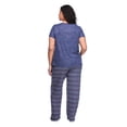 thumbnail image 3 of George Women's Plus Two Piece Pajama Set, 3 of 6