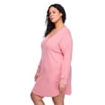 thumbnail image 2 of George Women's Plus Henley Nightshirt, 2 of 6